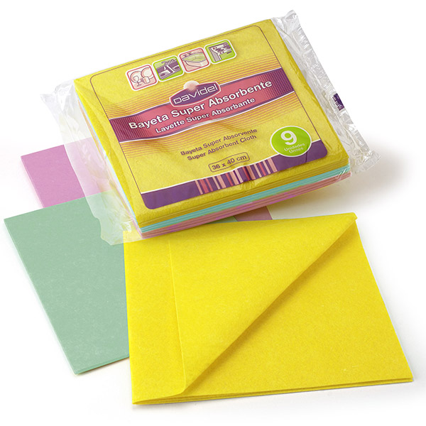 Ref. 913 - 9 Bayetas súper absorbentes